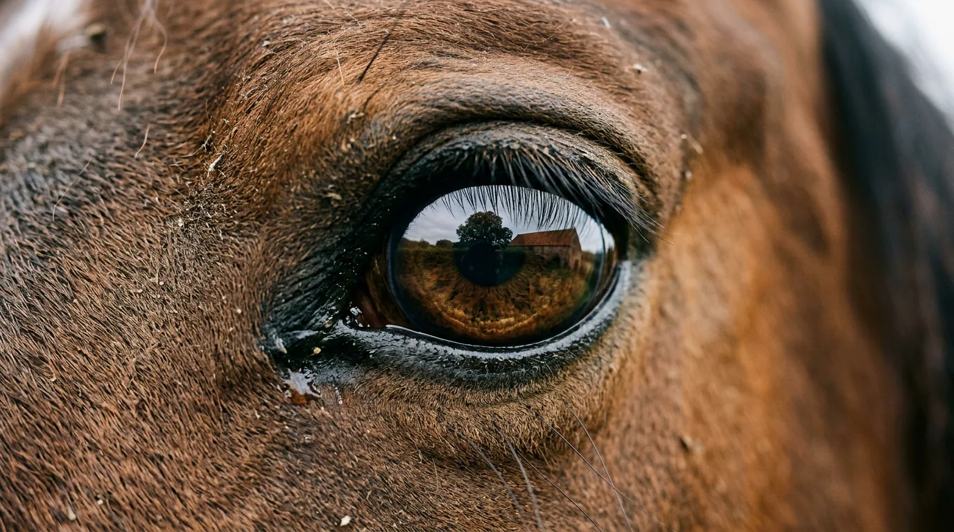 Un regard de cheval, Les Écuries de Calanne, Mionnay