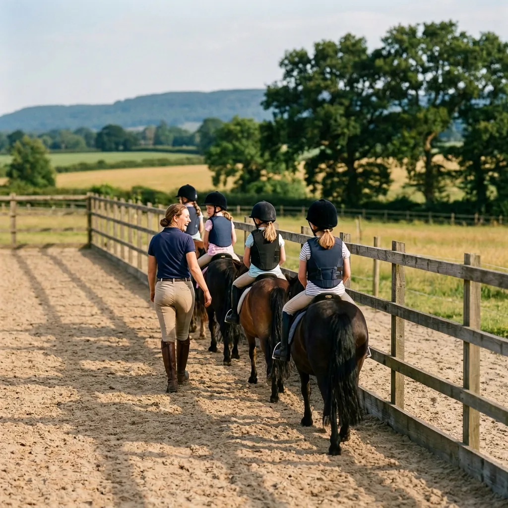 Cours de poney à Mionnay, Ain